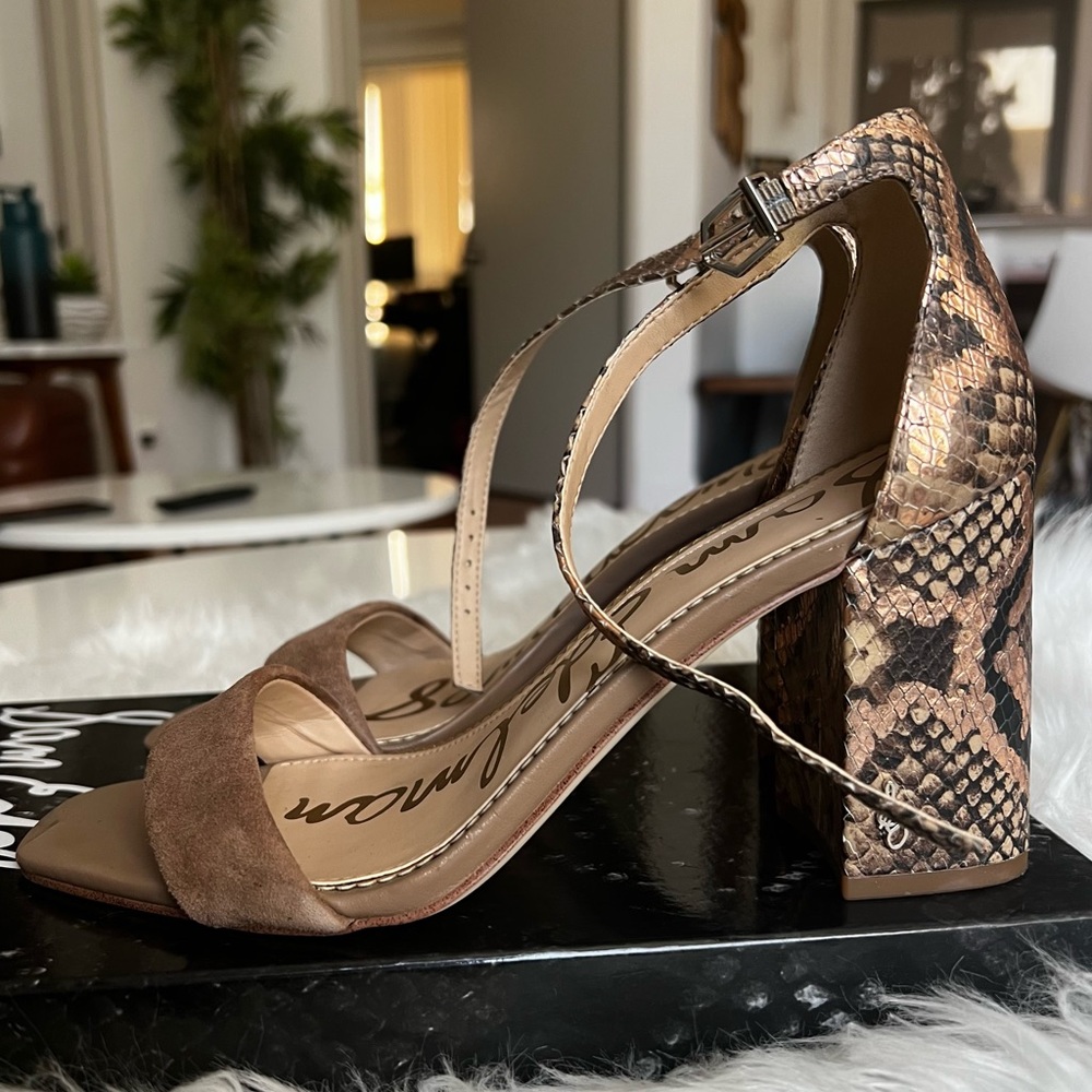 Sam Edelman snake print sandals